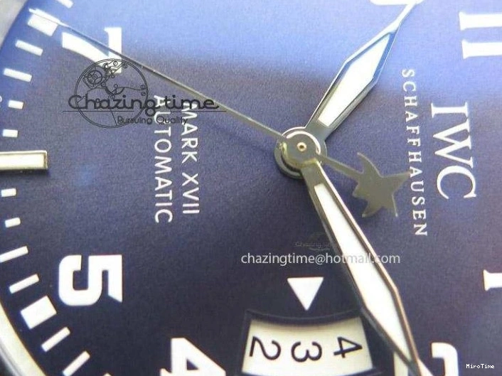 MIROTIME 0202 Mark XVII Le Petit Prince MK Maker 1:1 Best Edition SS Blue Dial On Brown Leather Strap A ComfortFit 7377